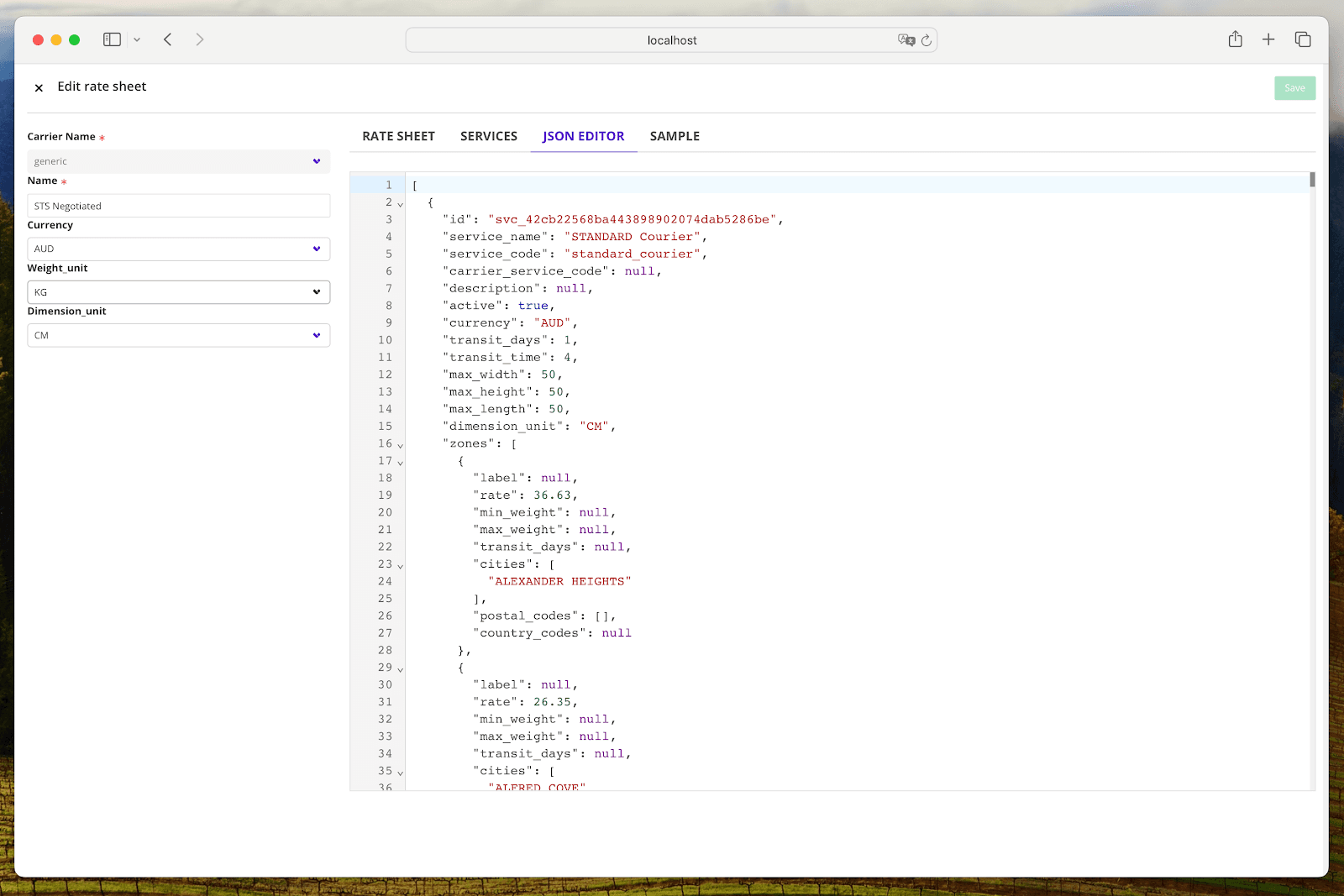 Manifest API