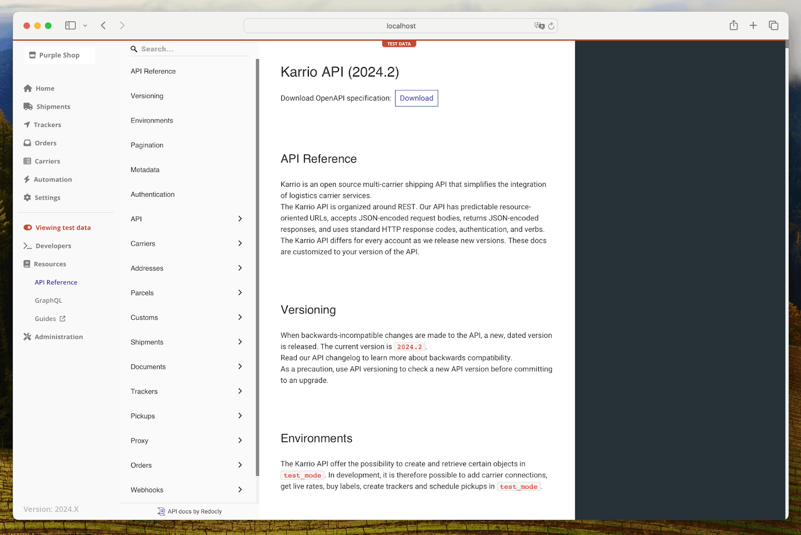 Developer Dashboard
