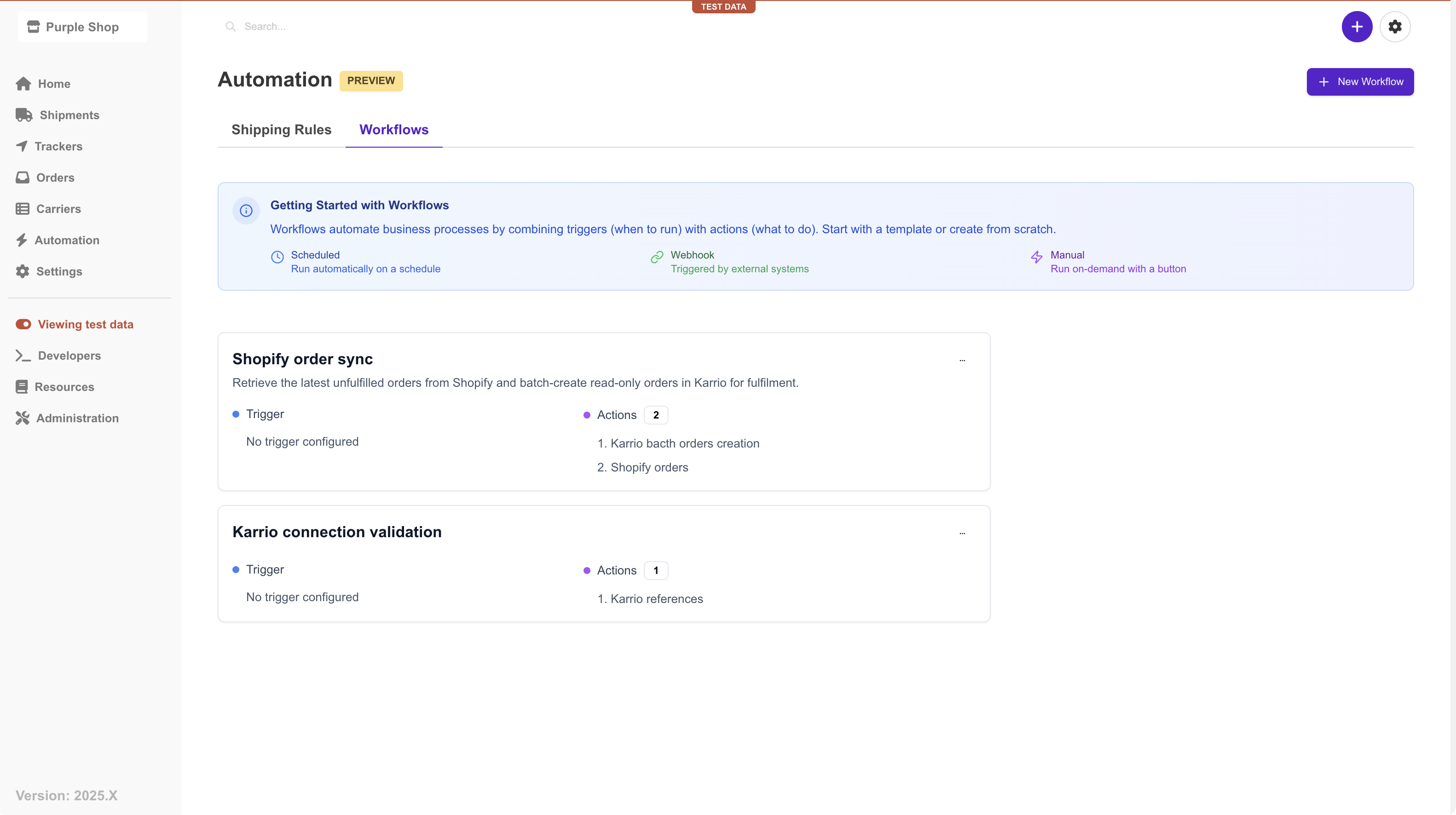 Rate comparison interface with carrier options and pricing